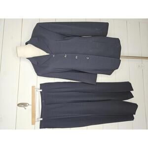 Valerie Stevens Navy Blazer and Trousers Set